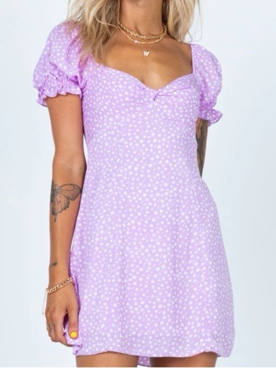 Princess Polly Dresses & Skirts - Princess Polly Freyah Mini Dress Purple Floral US 6